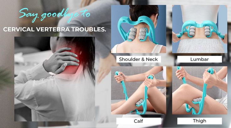Six-wheel Neck Massager